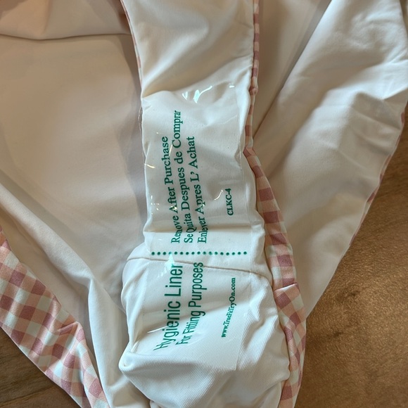 NWT Dippin’ Daisy’s Bonjour One Piece Swimsuit Petal Plaid Lingerie Sexy Gingham - Picture 6 of 11